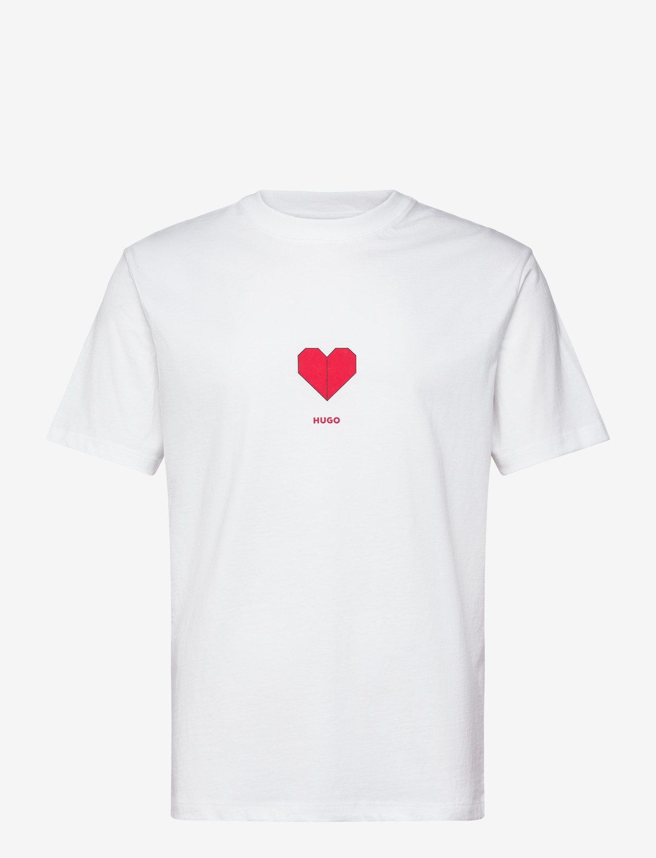 HUGO - Dalentin - kortärmade t-shirts - white - 0