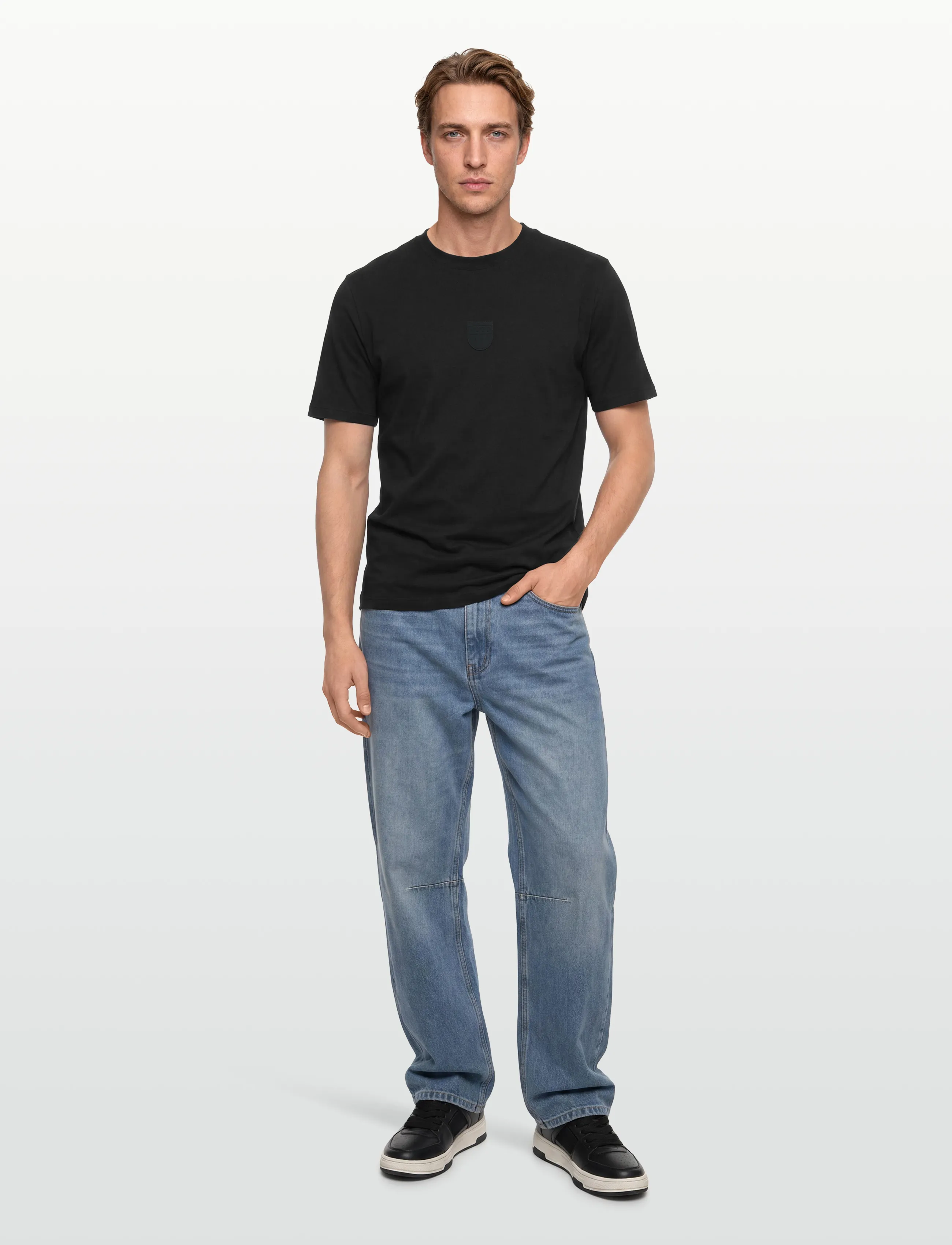 HUGO Darvish, XL, Black, T-Shirts > Kortærmede, Herre