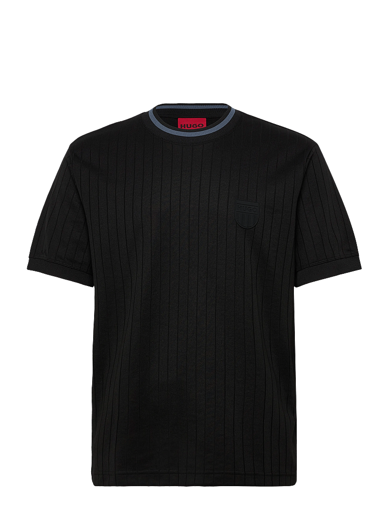 HUGO - Davros - lühikeste varrukatega t-särgid - black - 0