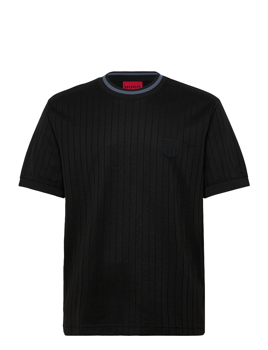 HUGO - Davros - lühikeste varrukatega t-särgid - black - 0
