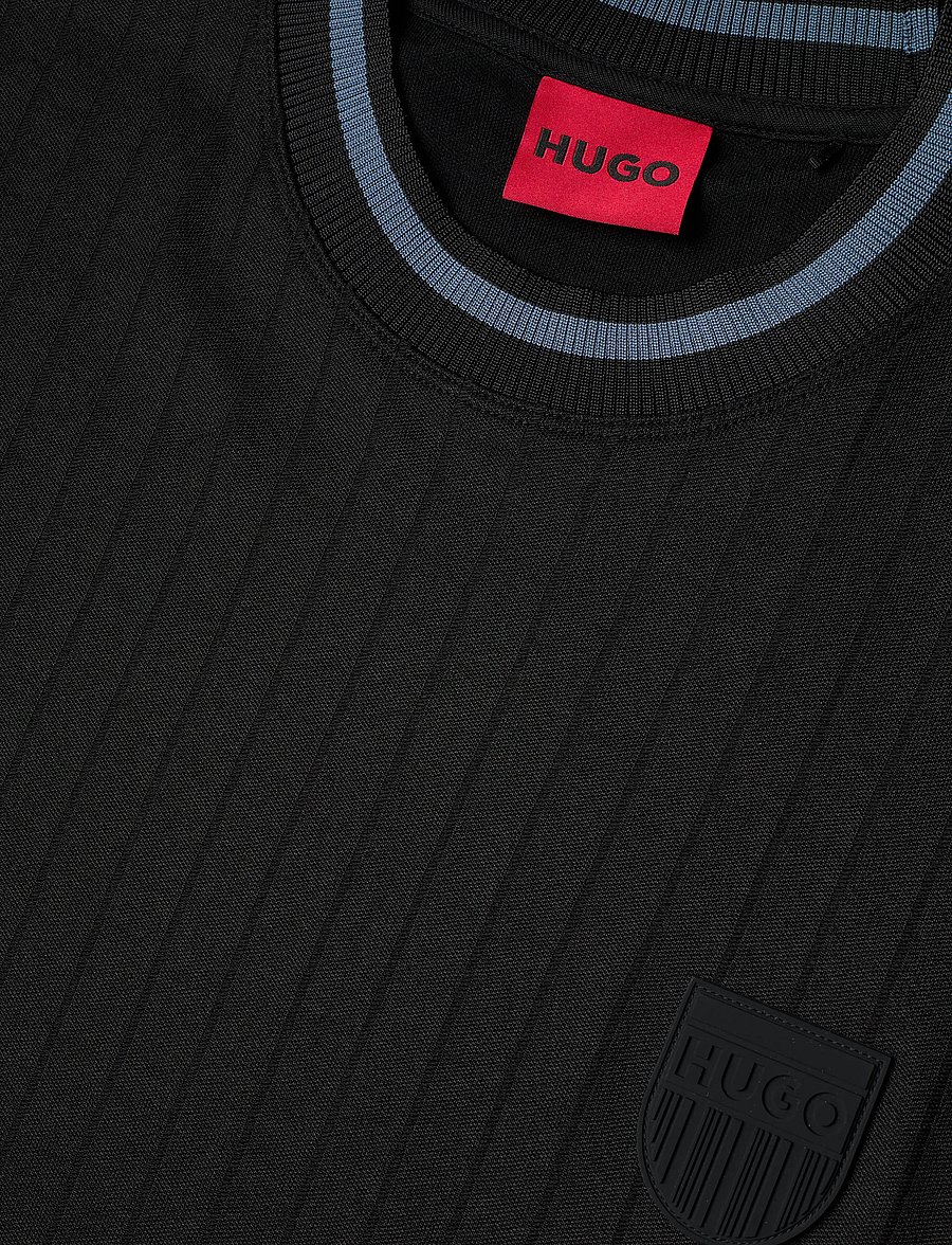 HUGO - Davros - kurzärmelig - black - 2