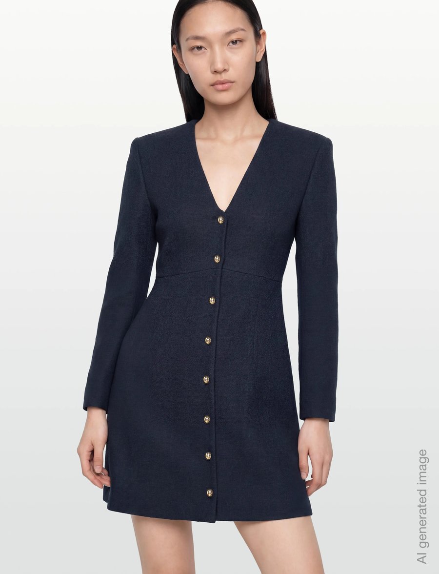 HUGO - Kanegi-1 - kurze kleider - navy - 3