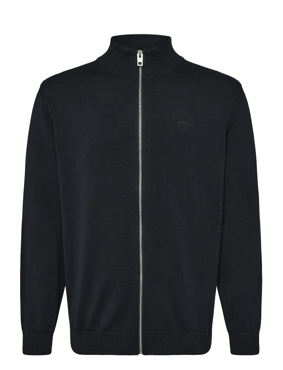 HUGO - San Jacomo-C - pullover mit durchgehendem reißverschluss - navy - 0