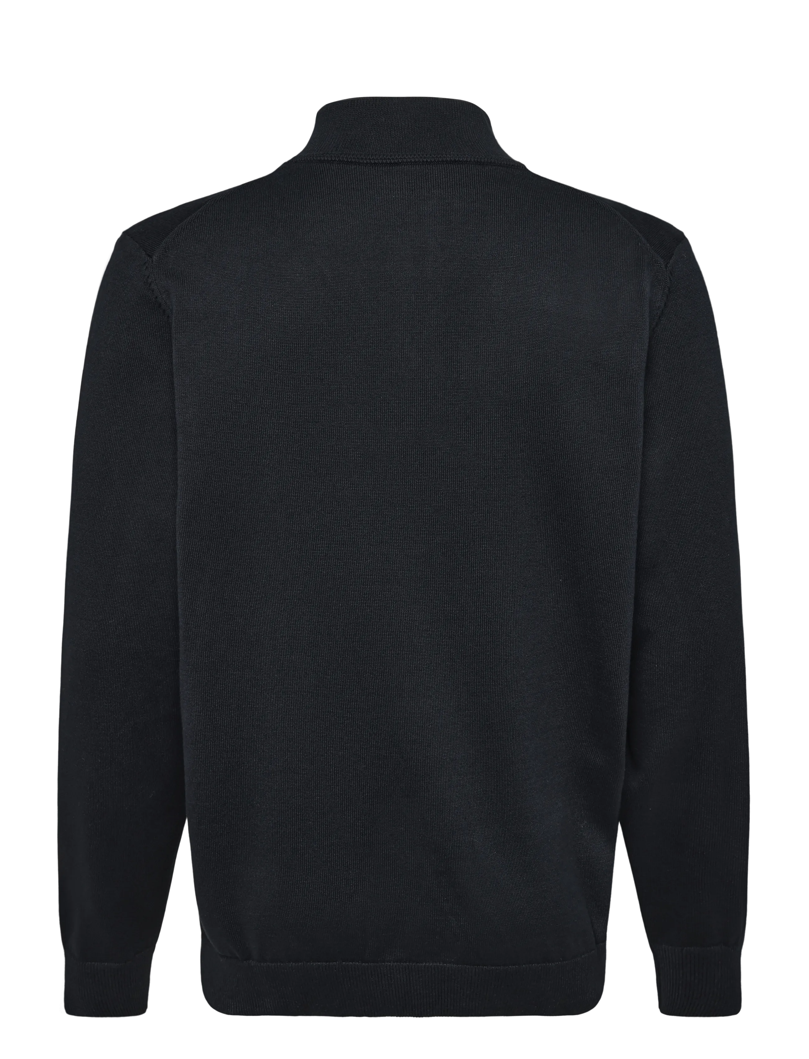 HUGO - San Jacomo-C - pullover mit durchgehendem reißverschluss - navy - 1
