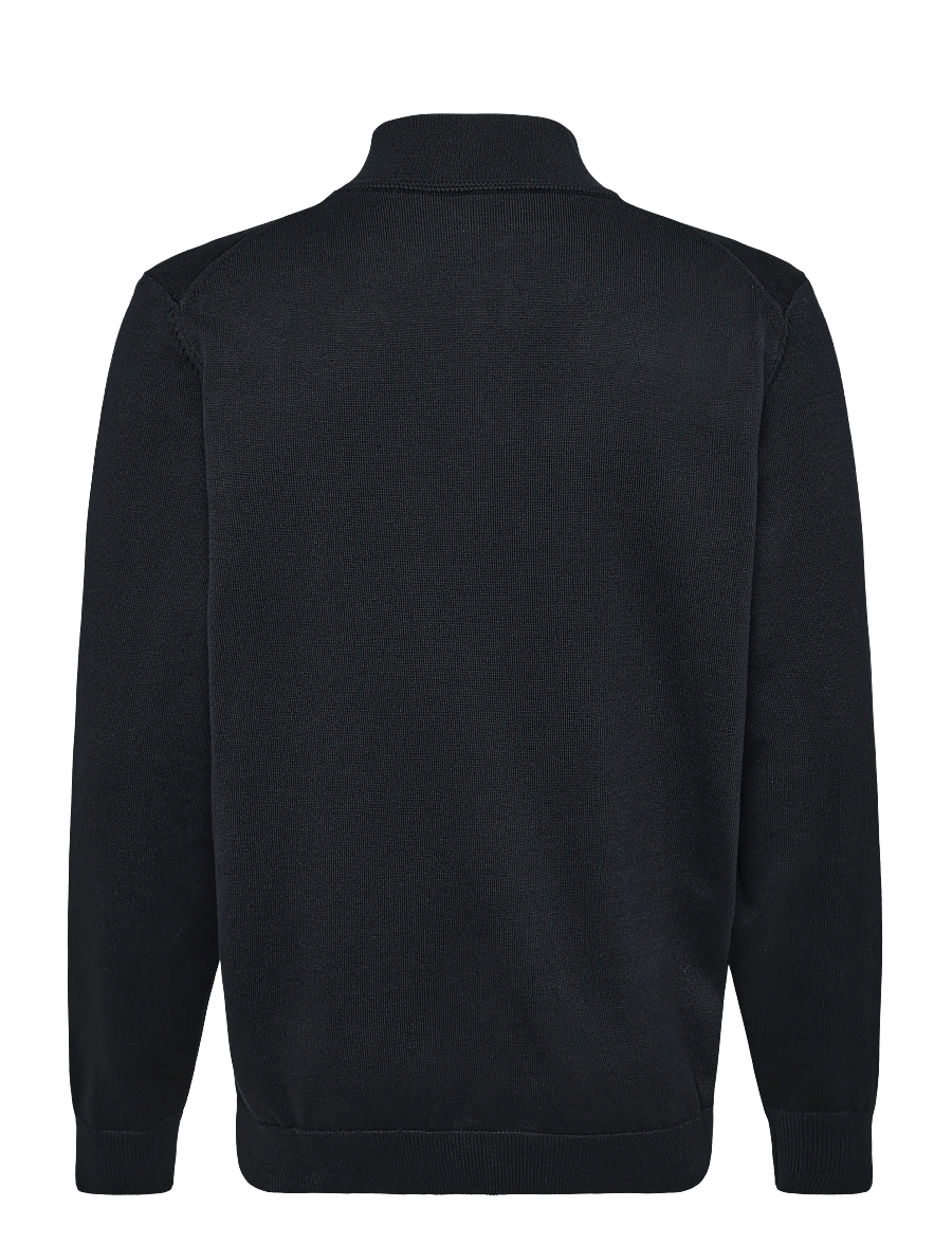 HUGO - San Jacomo-C - pullover mit durchgehendem reißverschluss - navy - 1