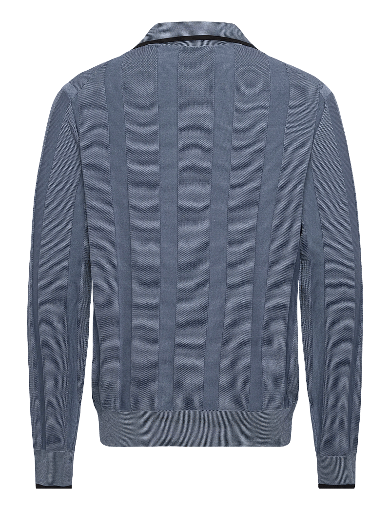 HUGO - Spowle - gestrickte polohemden - open blue - 1