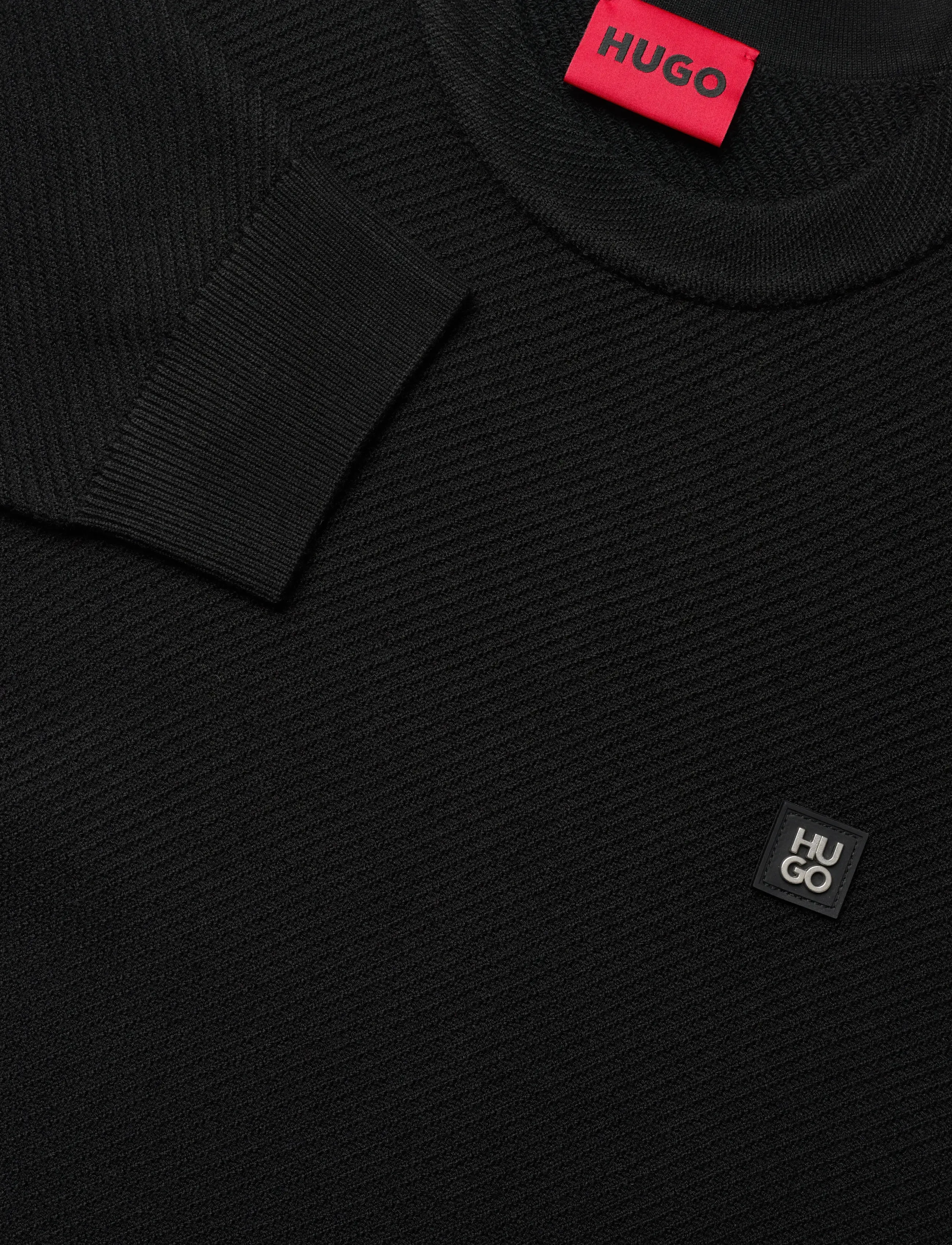 HUGO - Setal - truien - black - 2