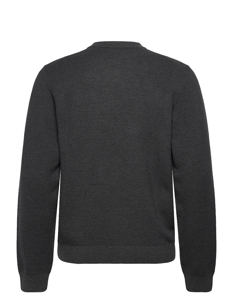 HUGO - Setal - adījumi ar apaļu kakla izgriezumu - medium grey - 2