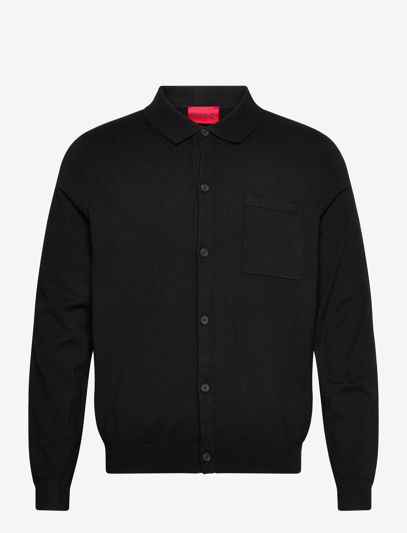 HUGO - San Jordan-CV - långärmade pikéer - black - 0