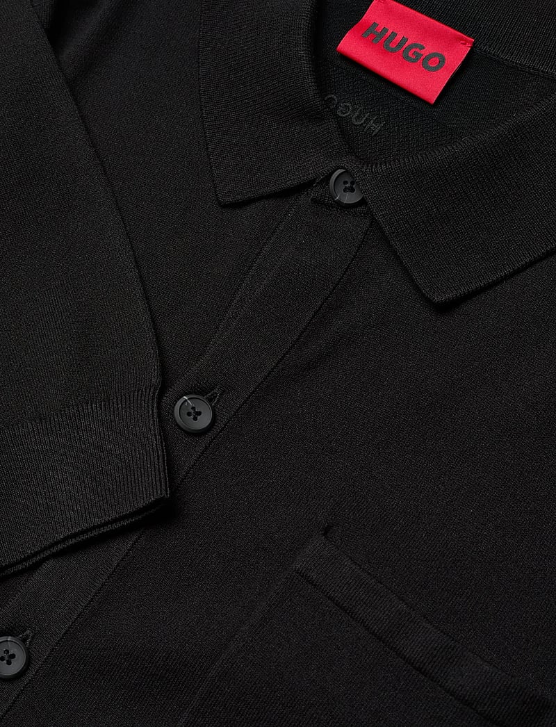 HUGO - San Jordan-CV - långärmade pikéer - black - 2