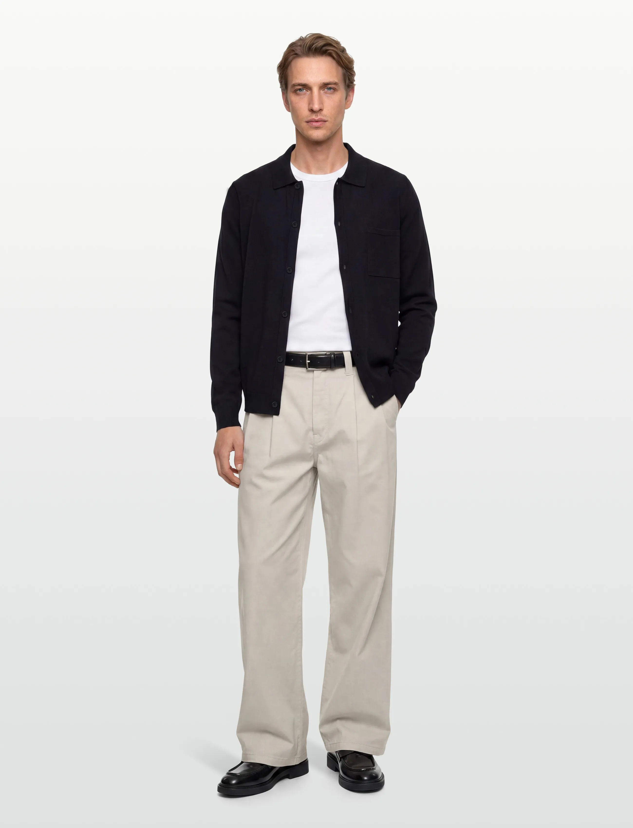 HUGO San Jordan-CV - Cardigans - NAVY / black