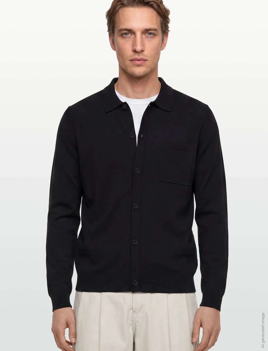 HUGO - San Jordan-CV - langärmelig - navy - 3