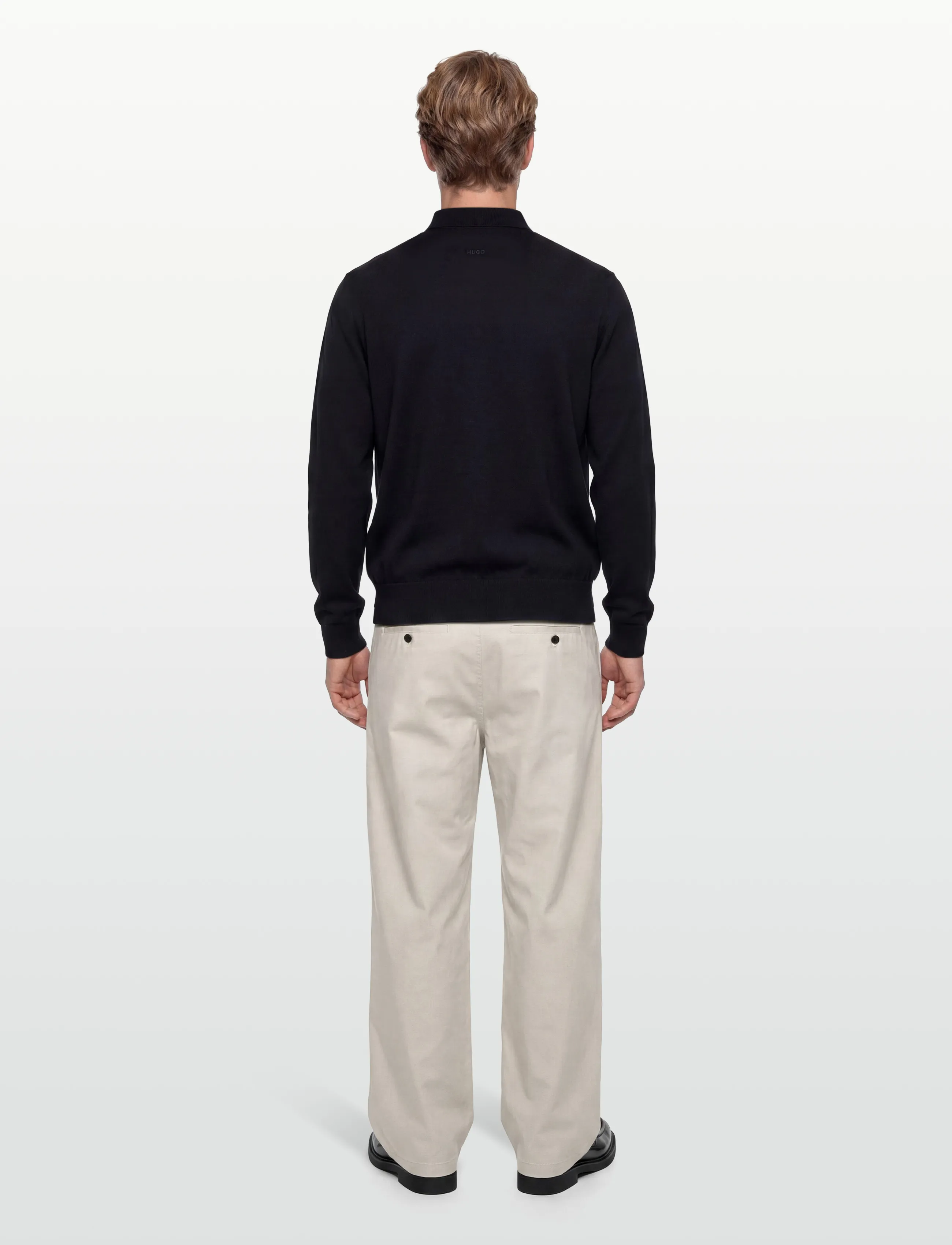 HUGO - San Jordan-CV - stickade basplagg - navy - 4