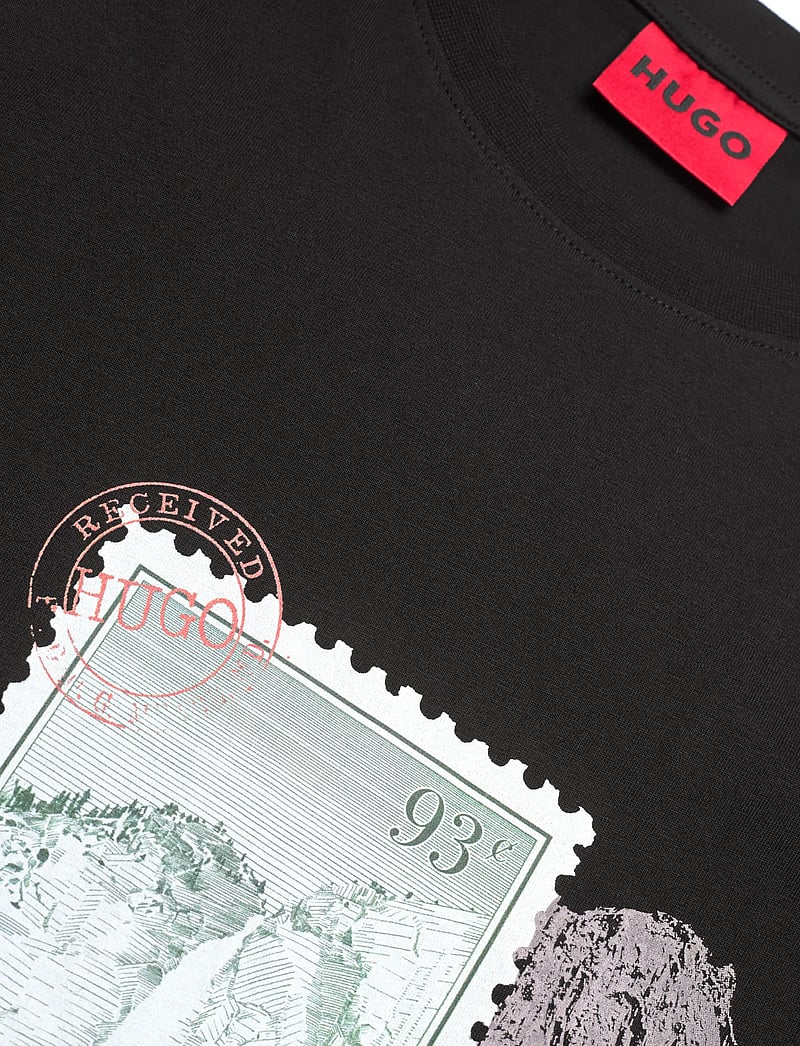 HUGO - Divalis - kortärmade t-shirts - black - 2