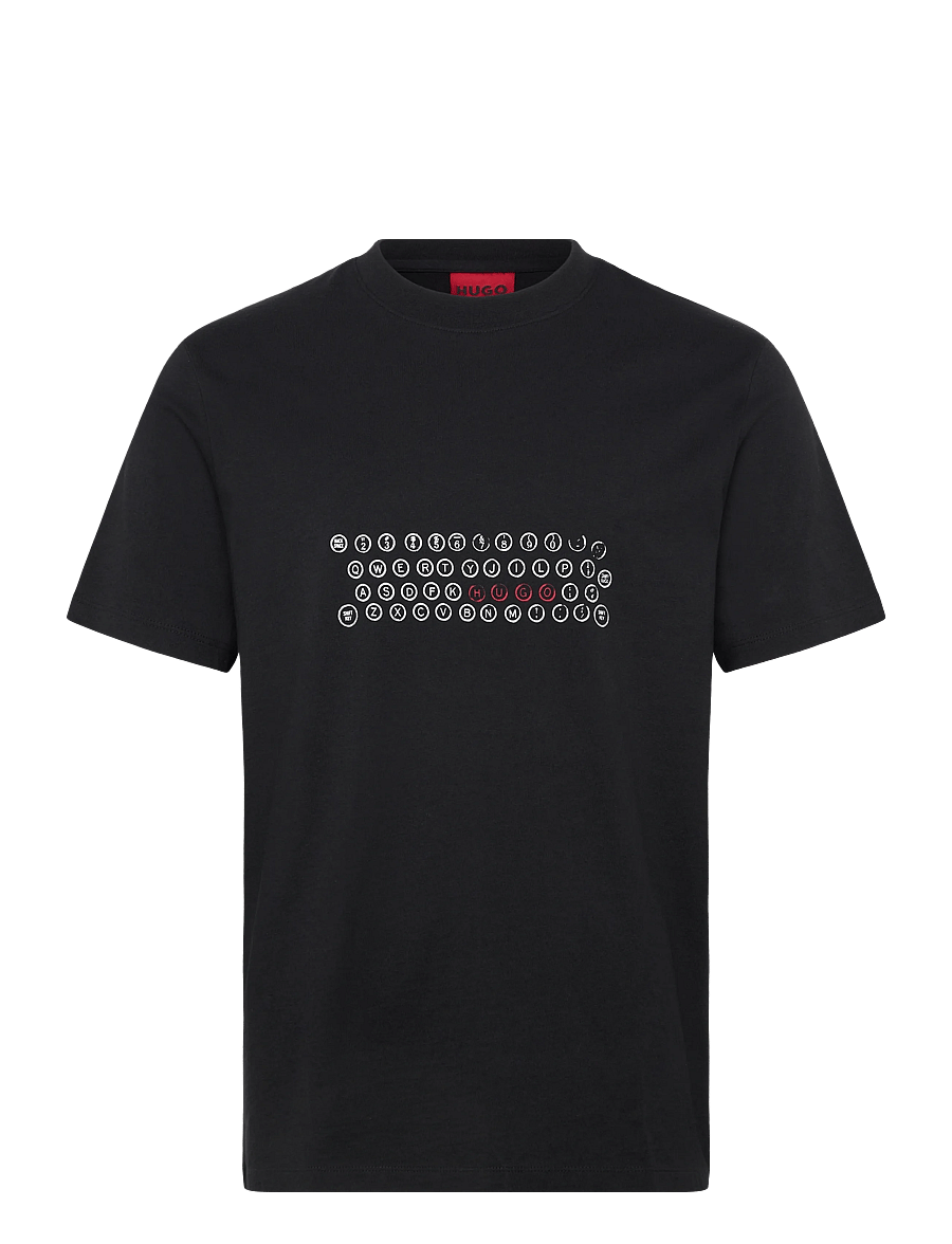 HUGO - Deyss - kurzärmelig - black - 0