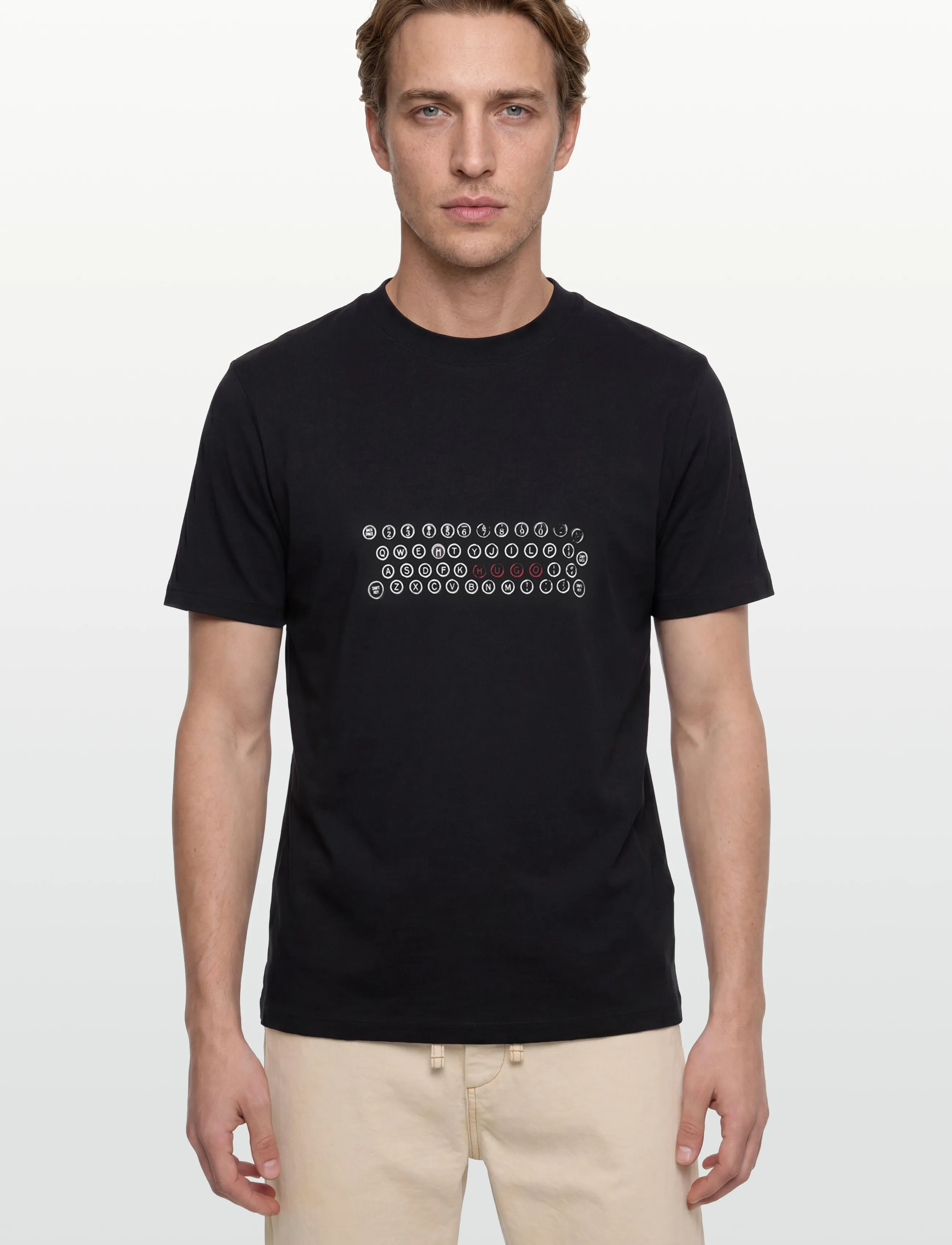HUGO - Deyss - kurzärmelige - black - 3