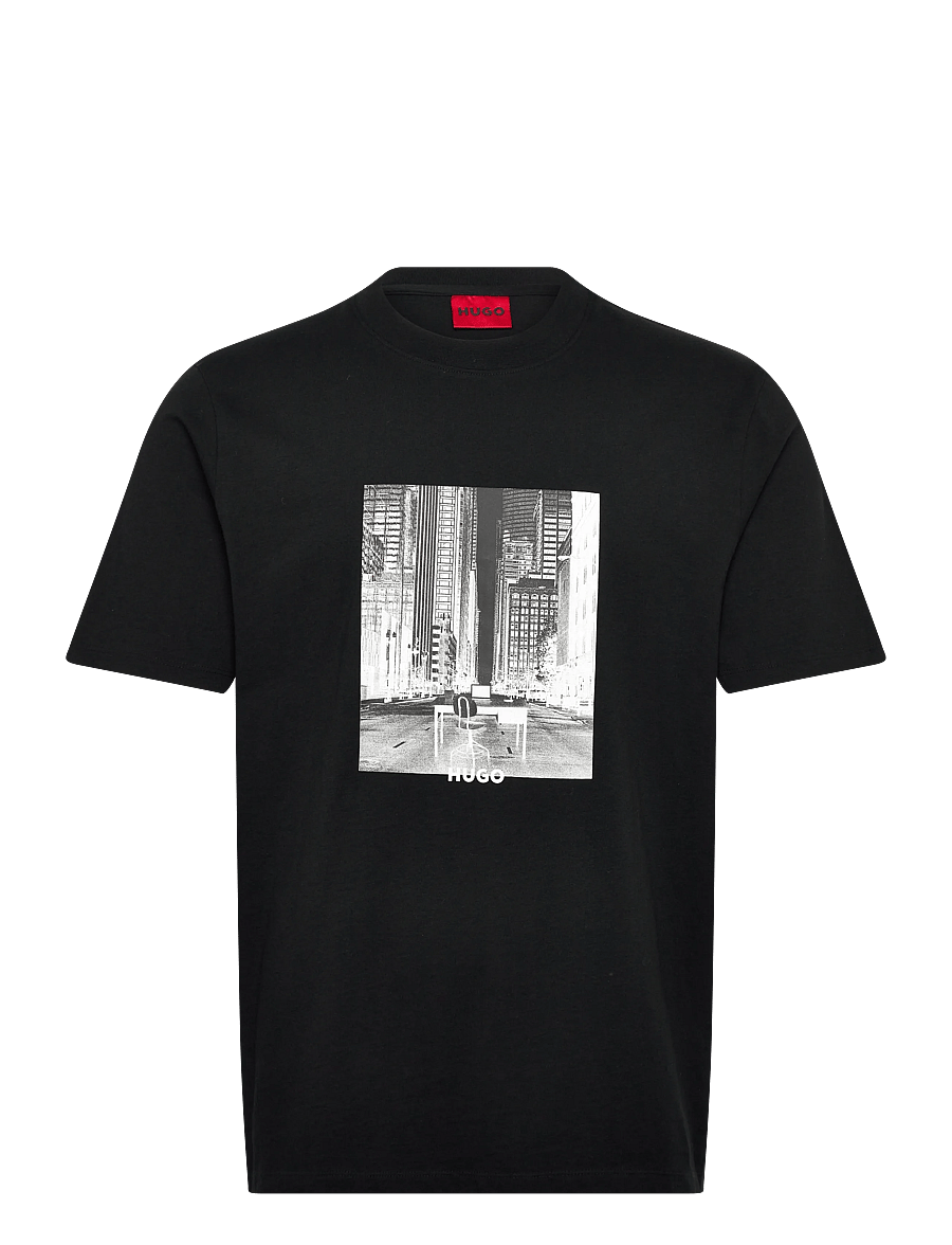 HUGO - Deyss - kurzärmelig - black - 0