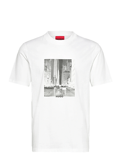 HUGO Deyss - Short-sleeved t-shirts - WHITE / white