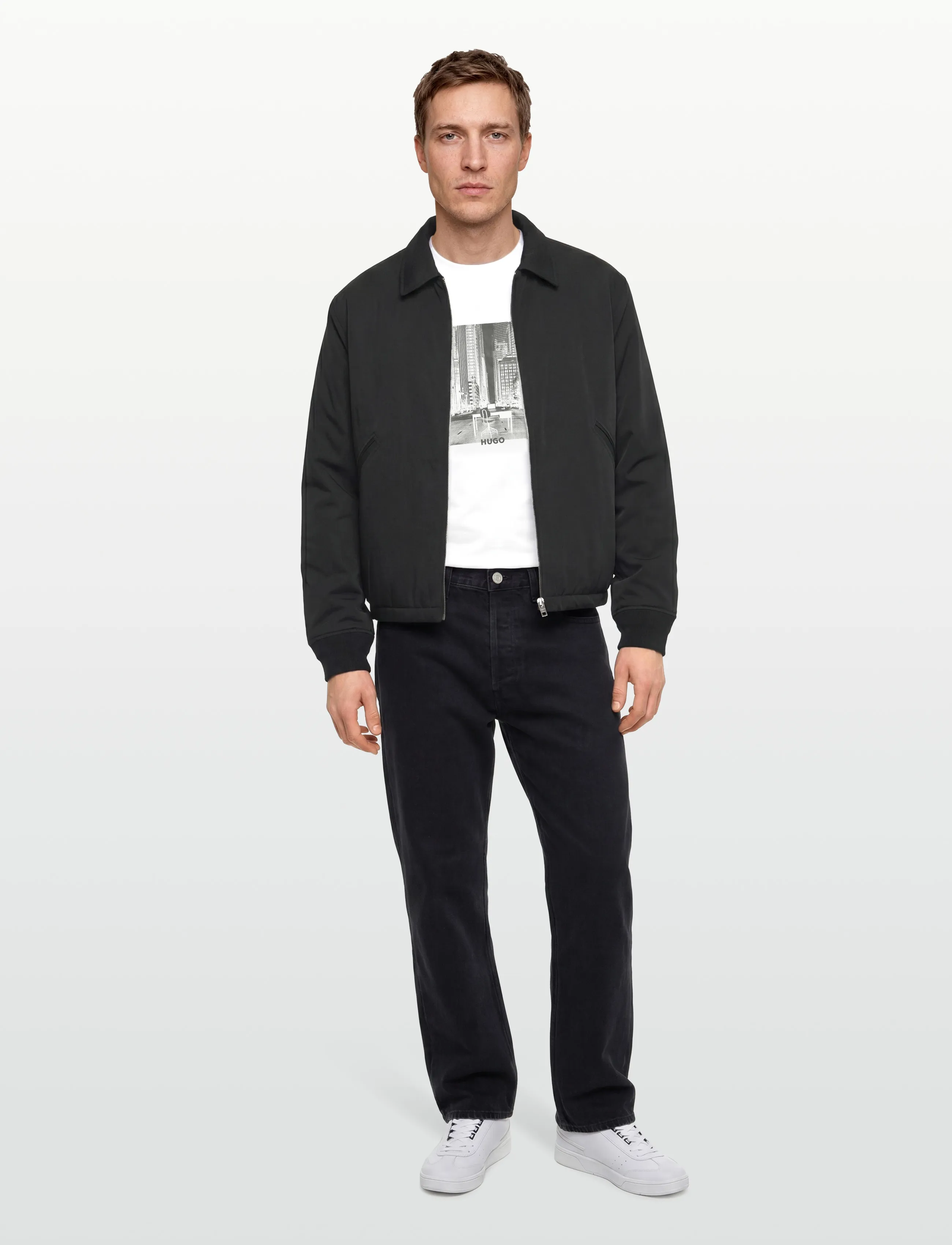 HUGO Deyss - T-särgid - WHITE / white