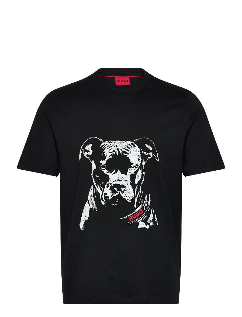 HUGO - Dubrox - short-sleeved t-shirts - black - 0