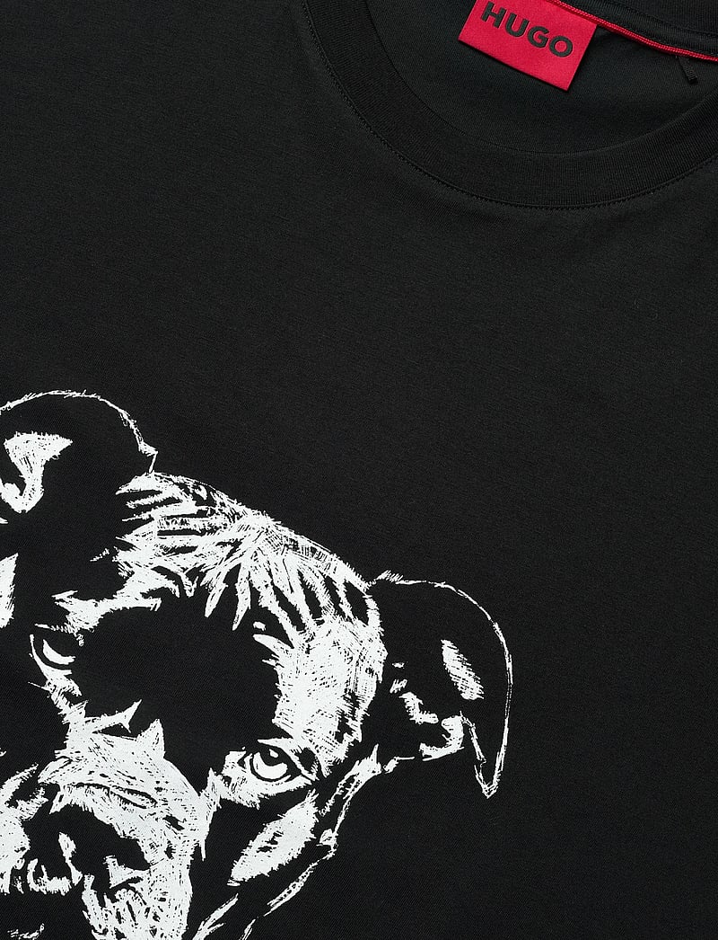 HUGO - Dubrox - short-sleeved t-shirts - black - 2