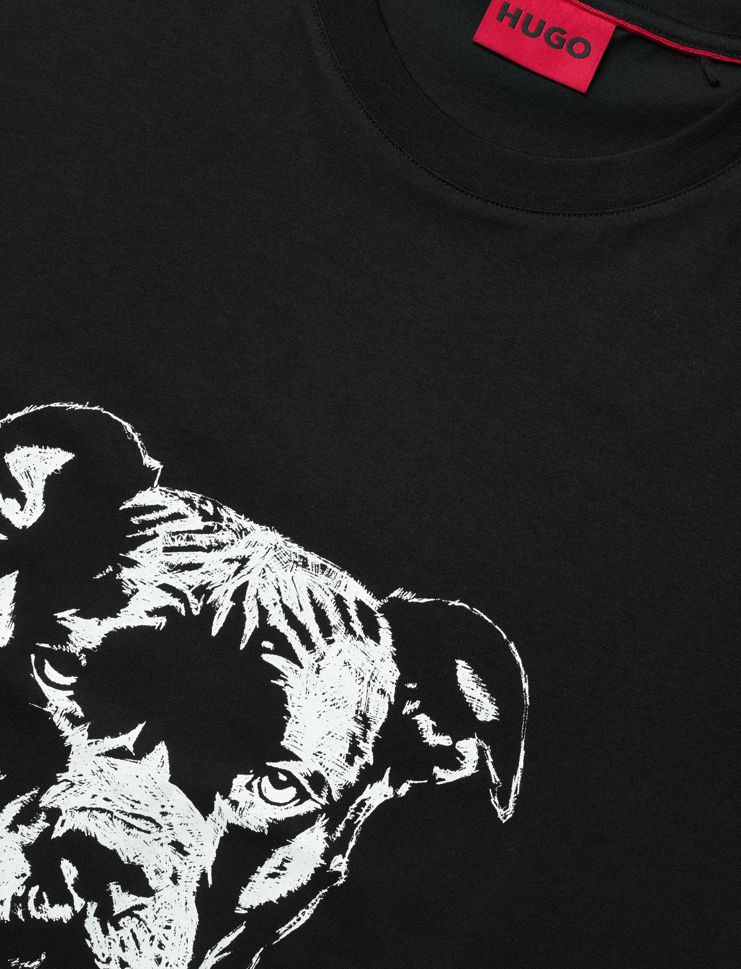 HUGO - Dubrox - kortärmade t-shirts - black - 2