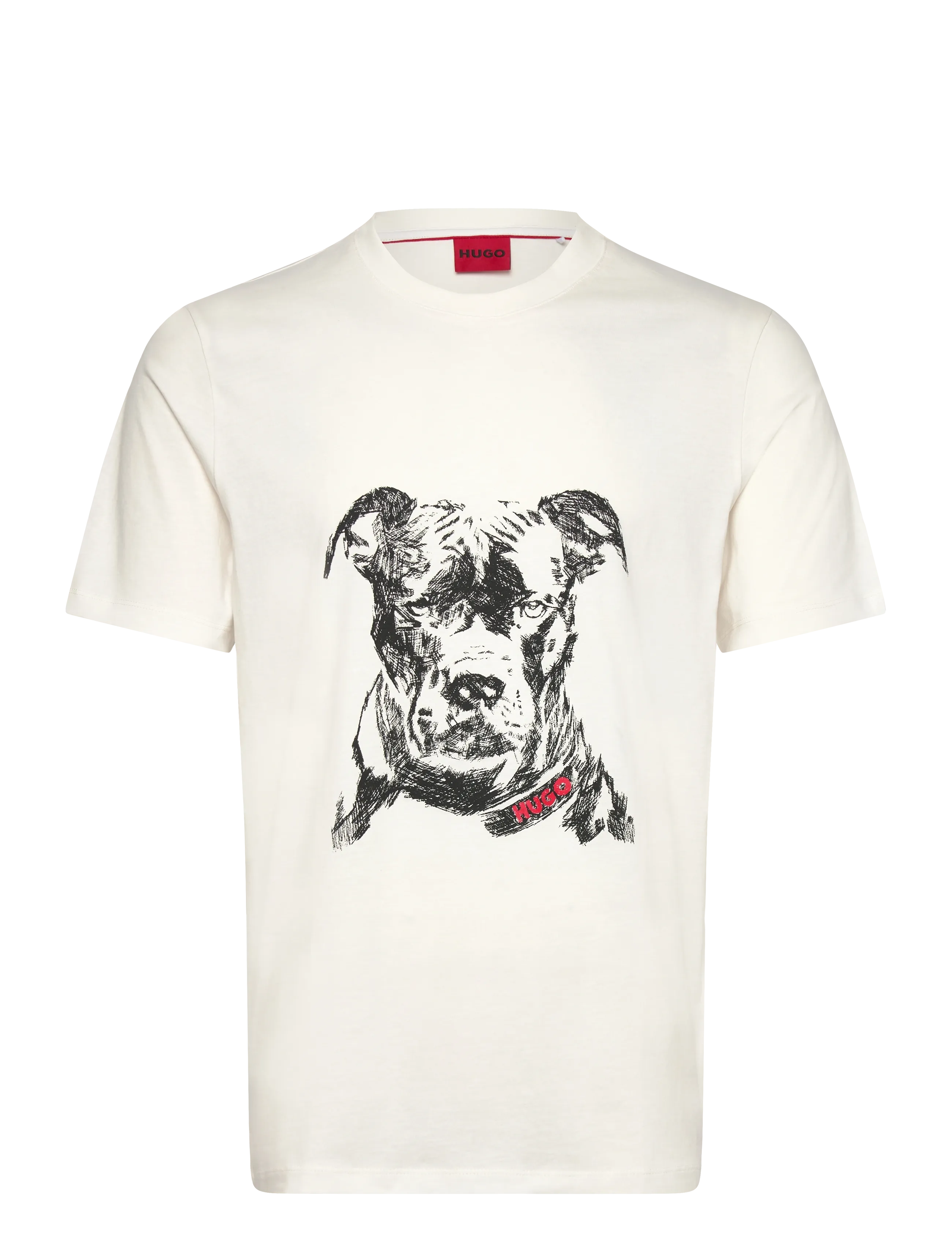 HUGO Dubrox - Kurzärmelig - NATURAL / cream