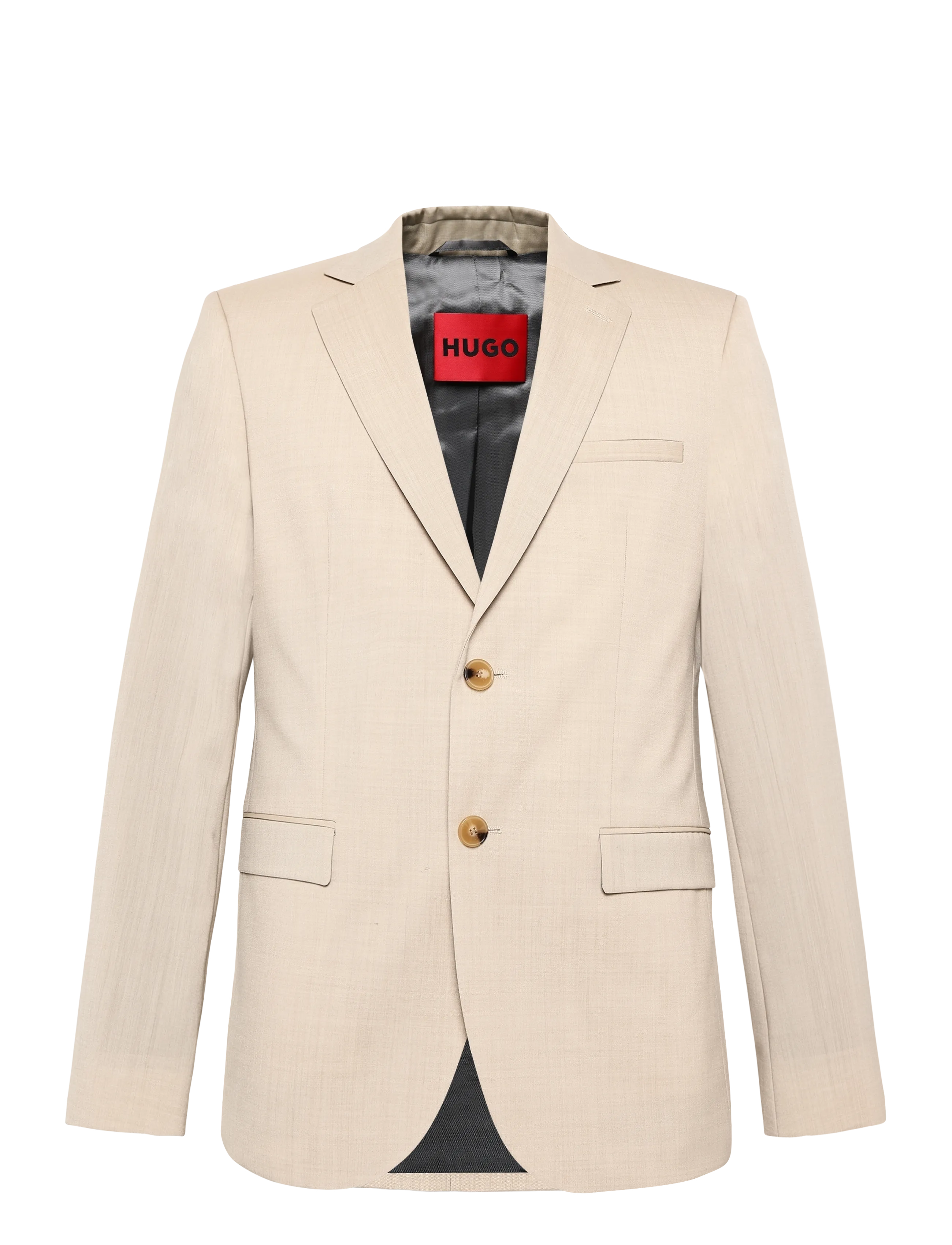HUGO Arti253X, 54, Beige, Blazere > Enkeltradede Blazere, Herre