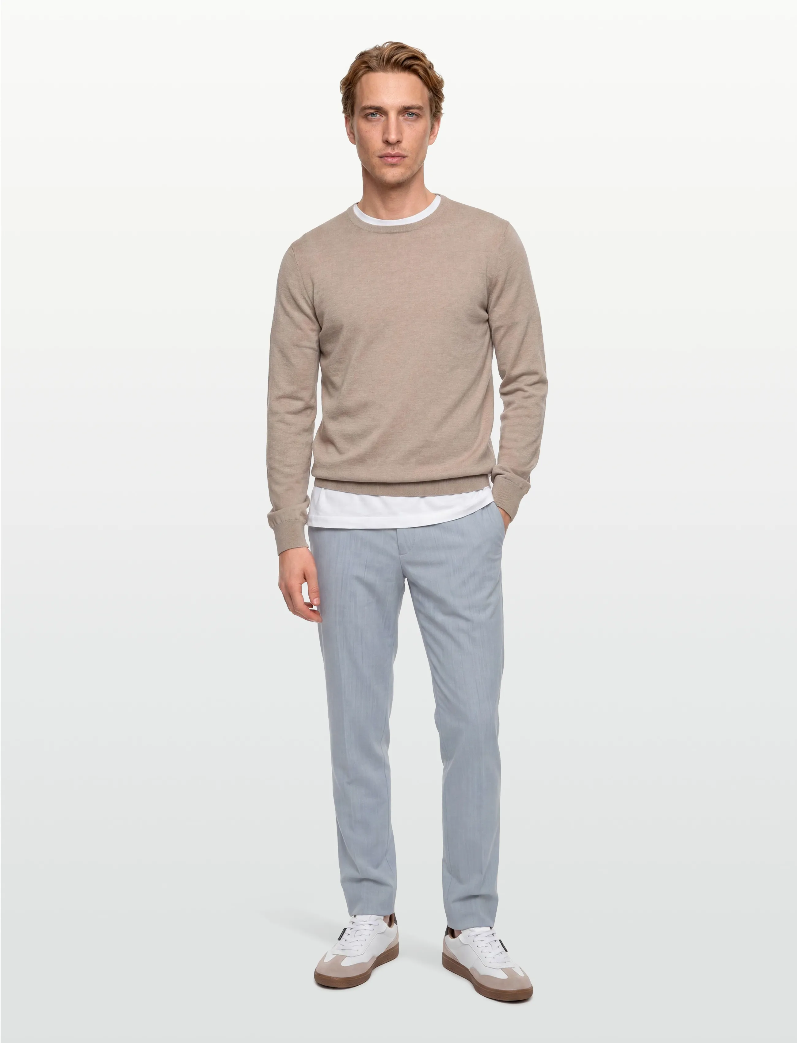 HUGO Hesten253X, 46, Blue, Bukser > Formelle Bukser, Herre