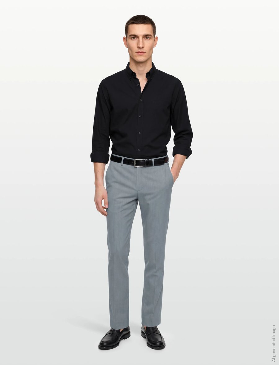HUGO - Hesten253X - habitbukser - open blue - 0
