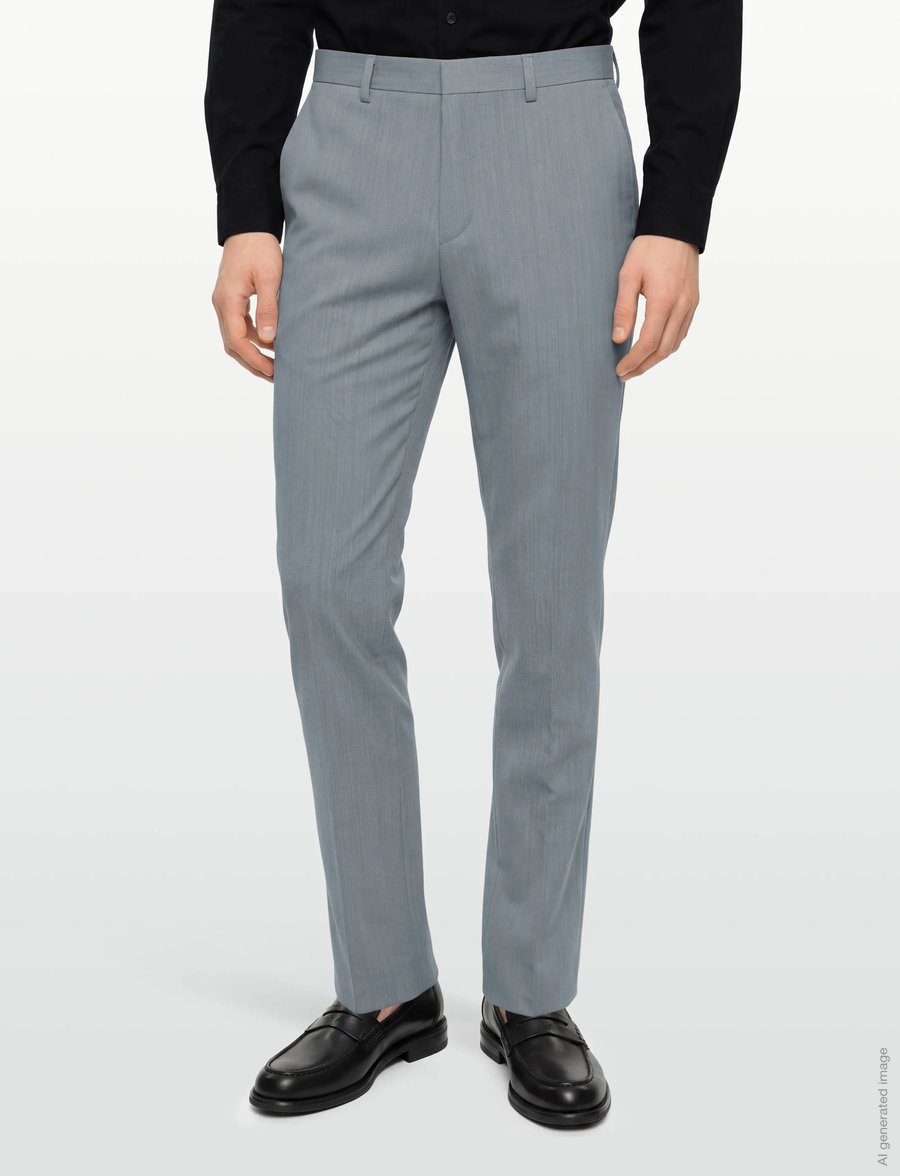 HUGO - Hesten253X - habitbukser - open blue - 3