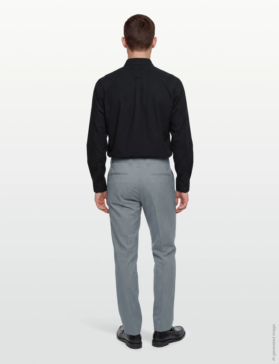 HUGO - Hesten253X - habitbukser - open blue - 4