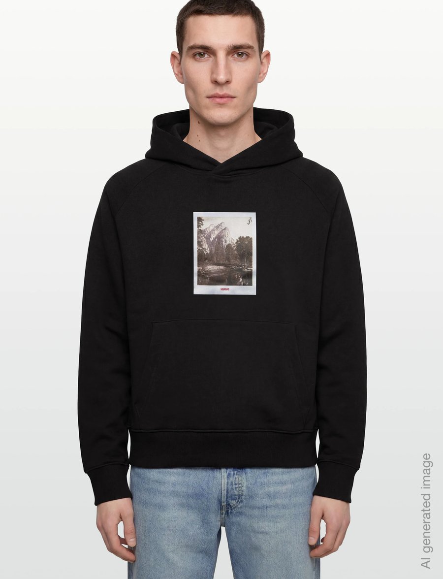HUGO - Deneb - kapuzenpullover - black - 3