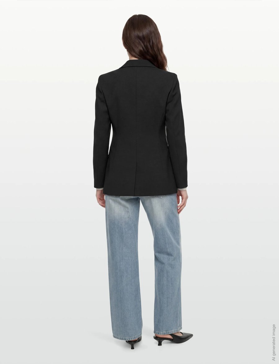HUGO - Aniba - einreihige blazer - black - 4