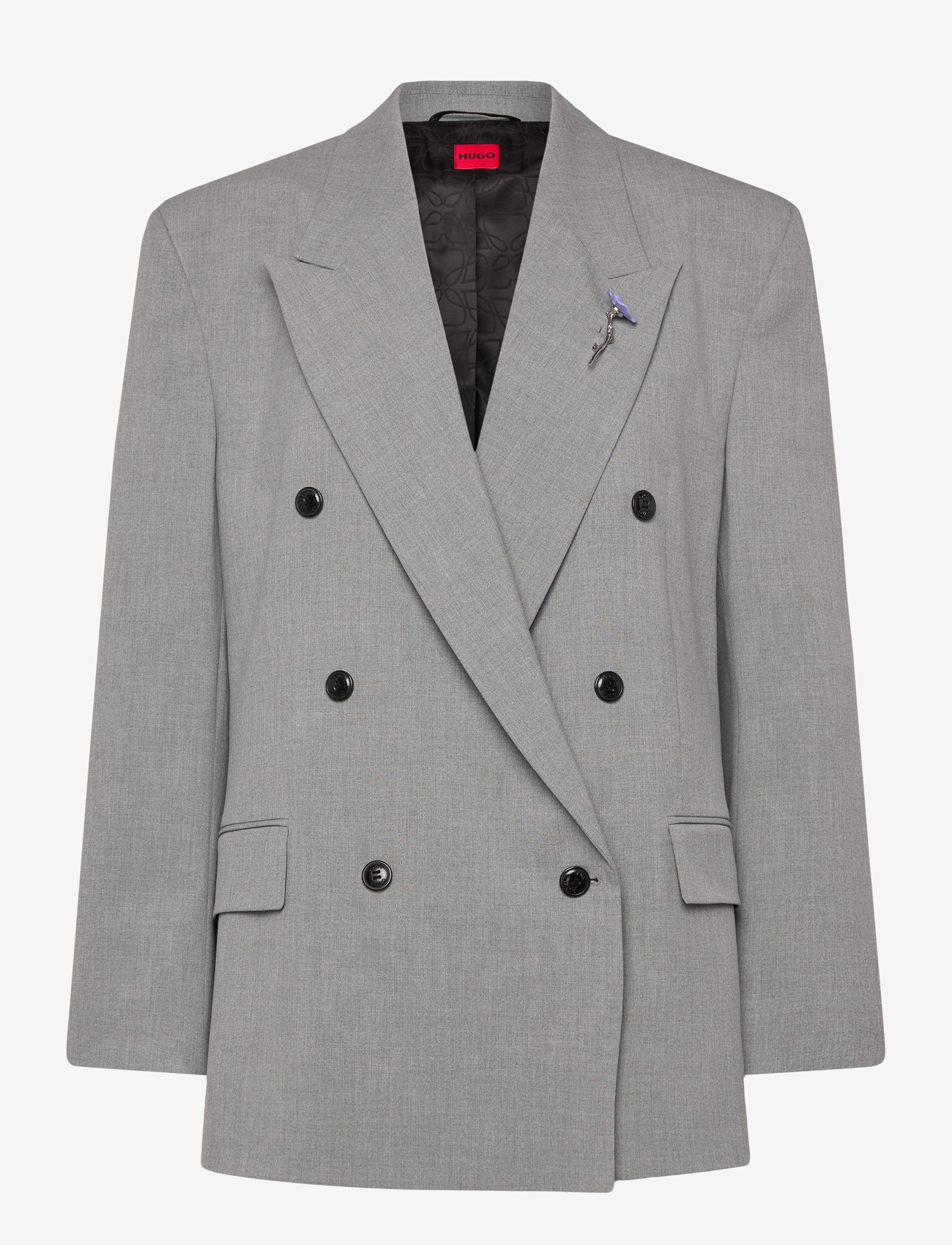 HUGO - Antegi - dubbelknäppta kavajer - open grey - 0