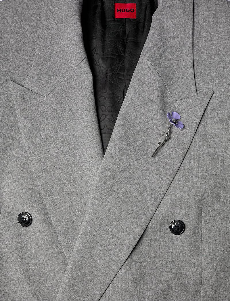 HUGO - Antegi - zweireihige blazer - open grey - 2