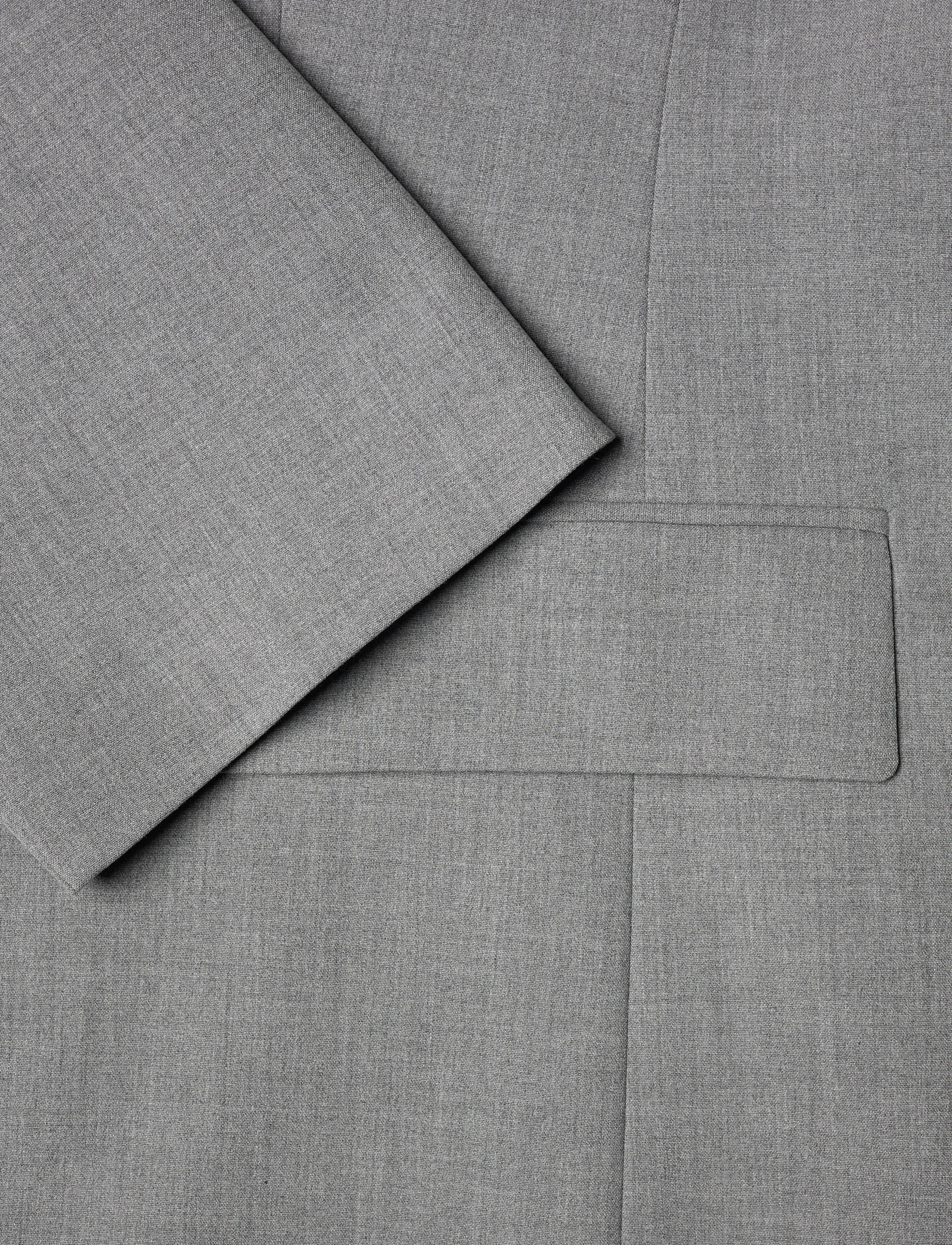 HUGO - Antegi - kahes joones nööpidega bleiserid - open grey - 3