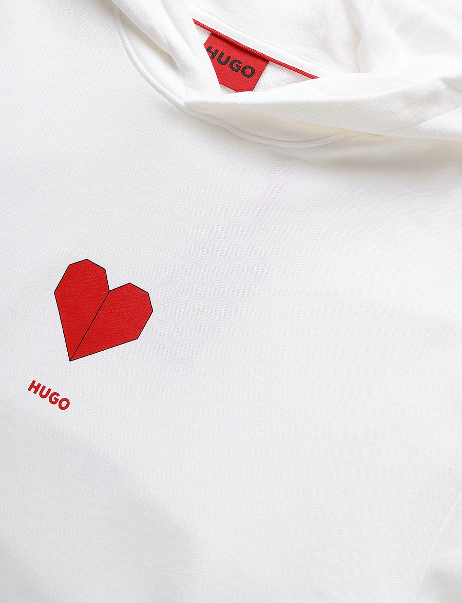 HUGO - Dalentinos - kapuzenpullover - white - 2