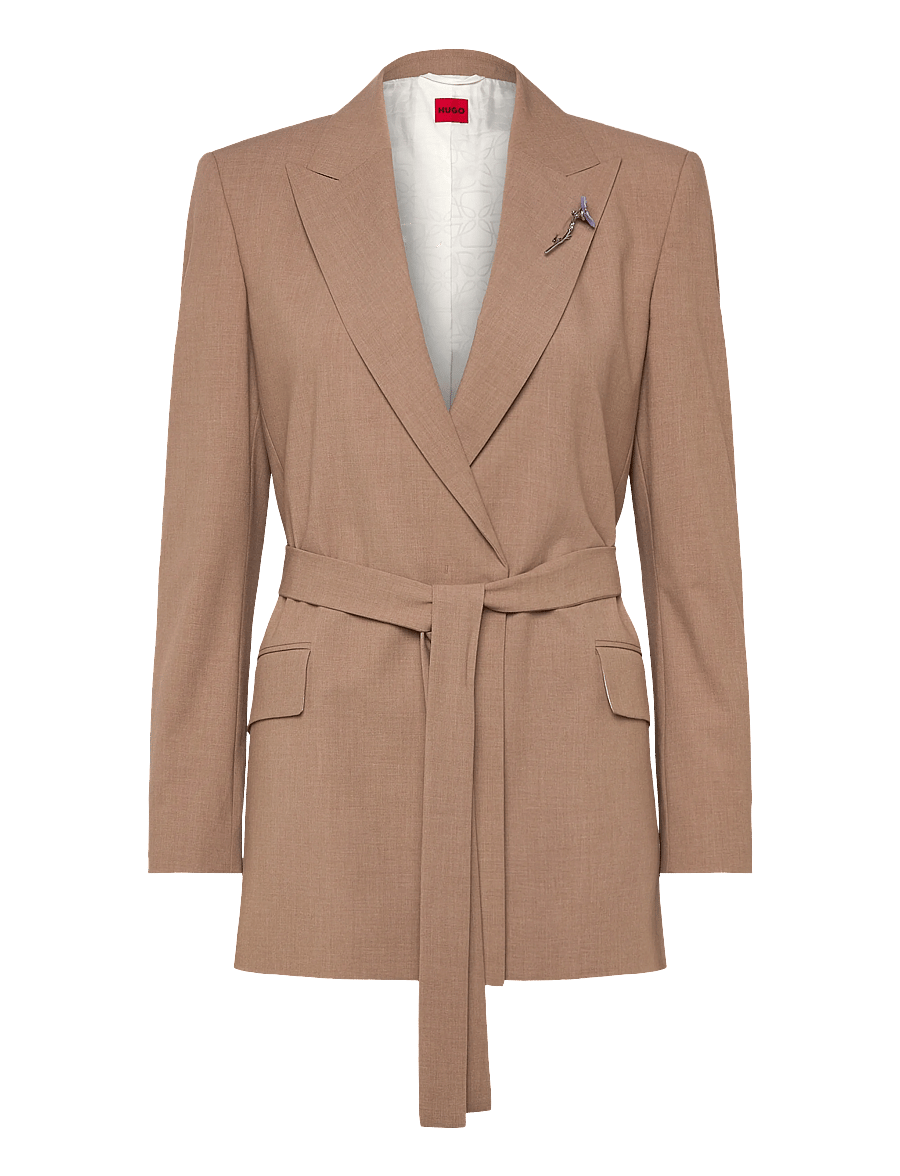 HUGO - Abivale - blazers avec ceinture - open miscellaneous - 0