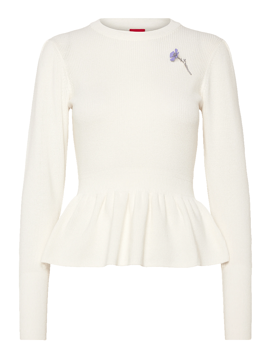 HUGO - Sabanna - striktrøjer - open white - 1
