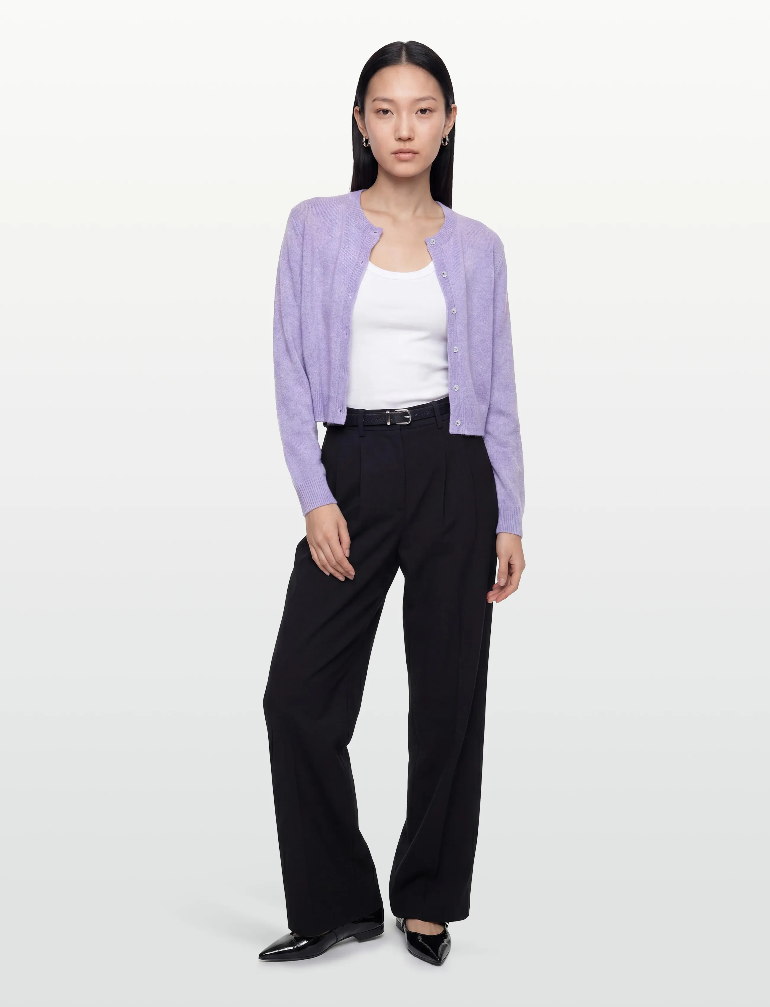 HUGO Sfebra, XS, Purple, Strik > Cardigans, Dame