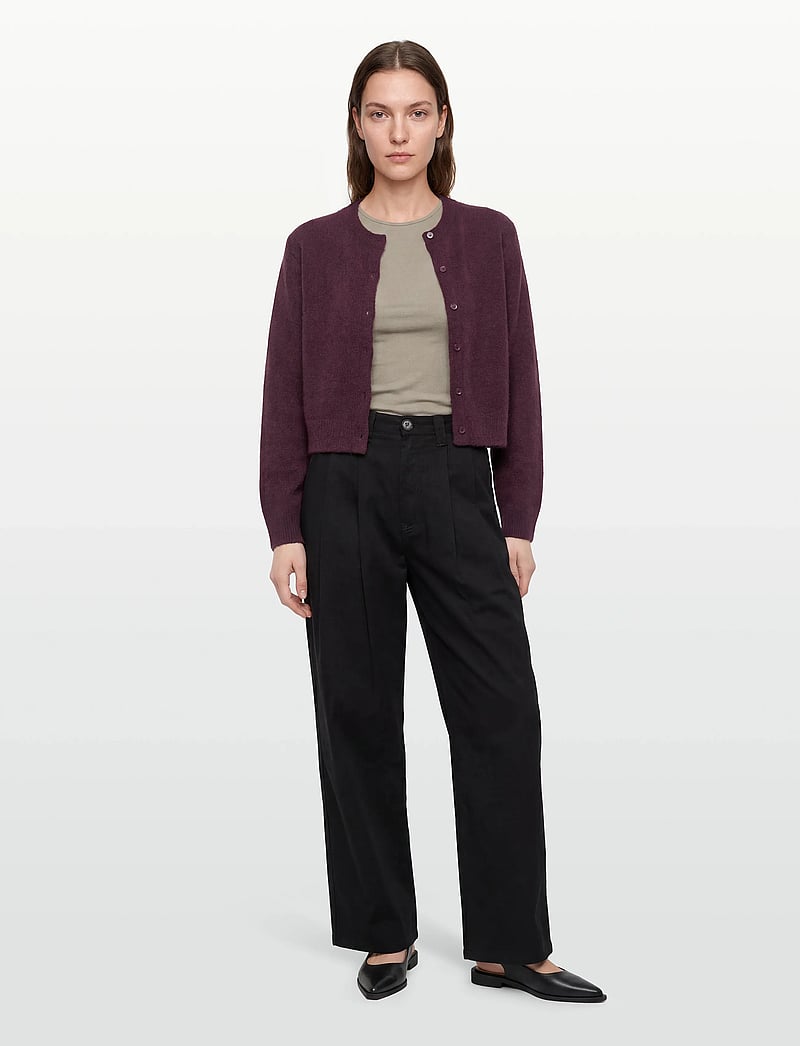 HUGO - Sfebra - cardigans - dark purple - 0