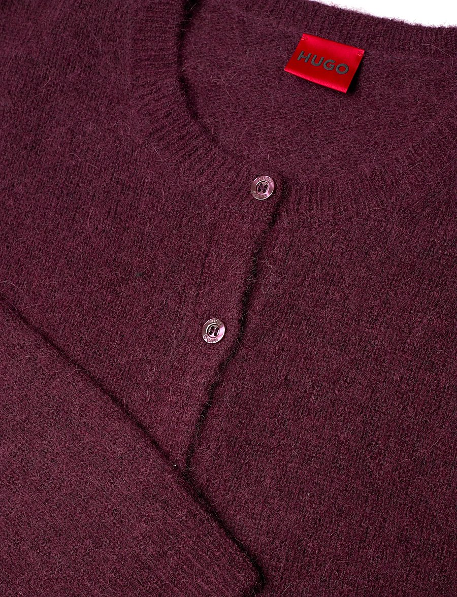 HUGO - Sfebra - strickjacken - dark purple - 5