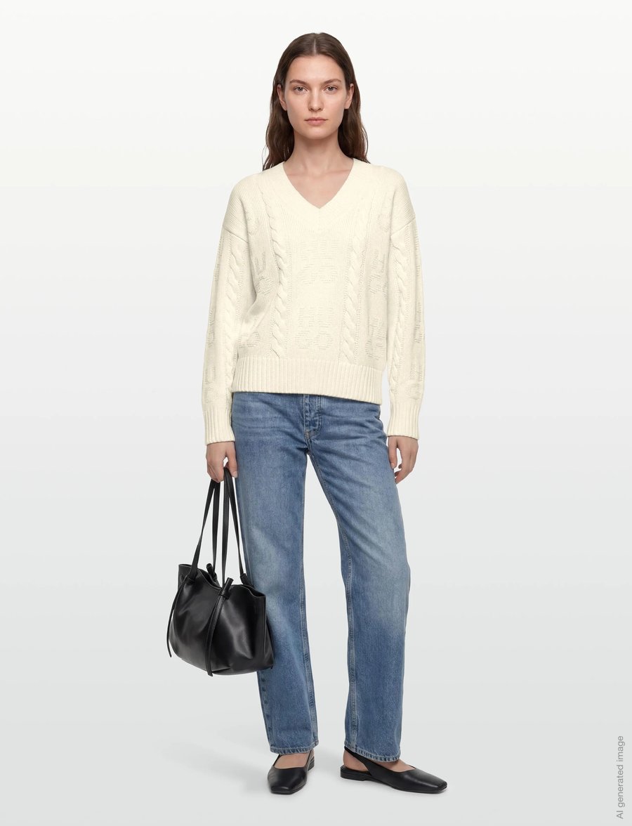 HUGO - Sypres - pullover - open white - 0