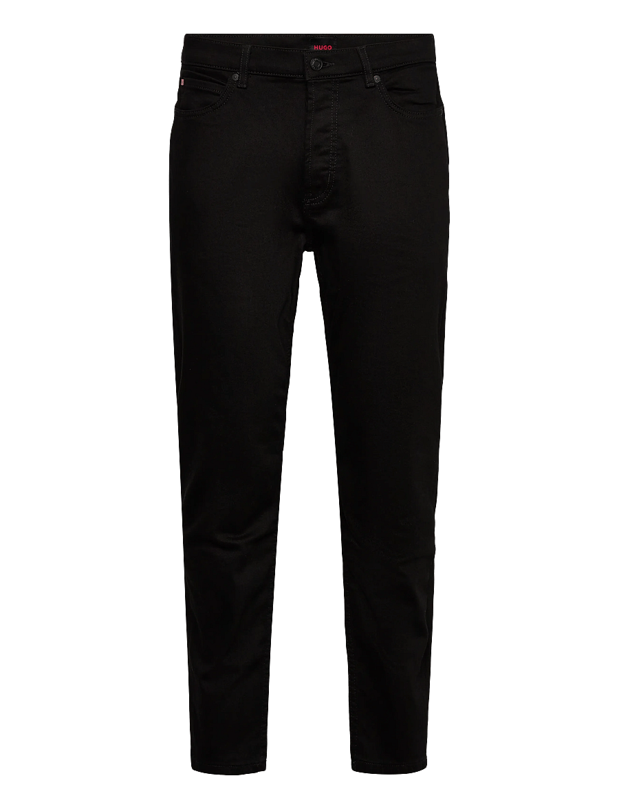 HUGO - HUGO 634 - tapered jeans - black - 1