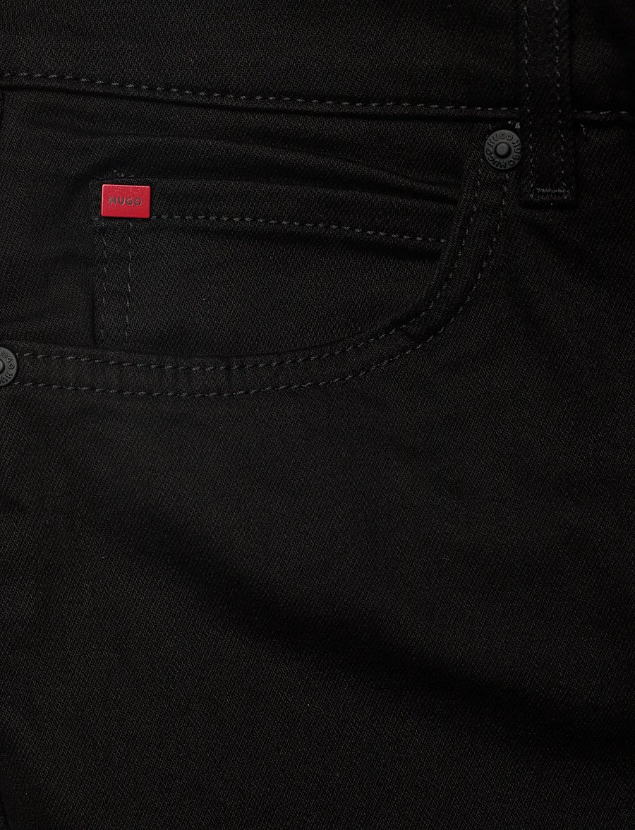 HUGO - HUGO 634 - tapered jeans - black - 5