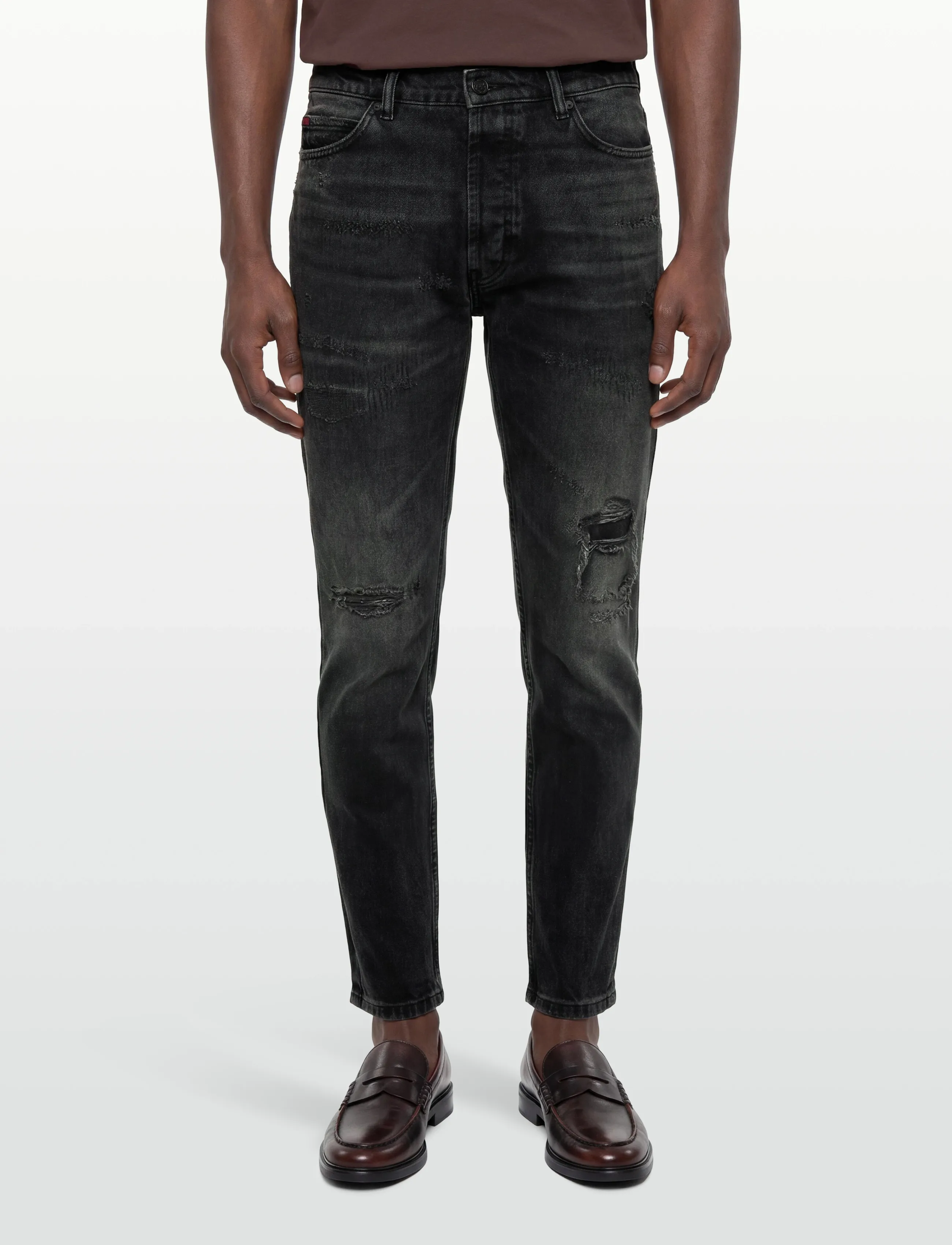 HUGO - HUGO 634 - hosen & jeans - medium grey - 3