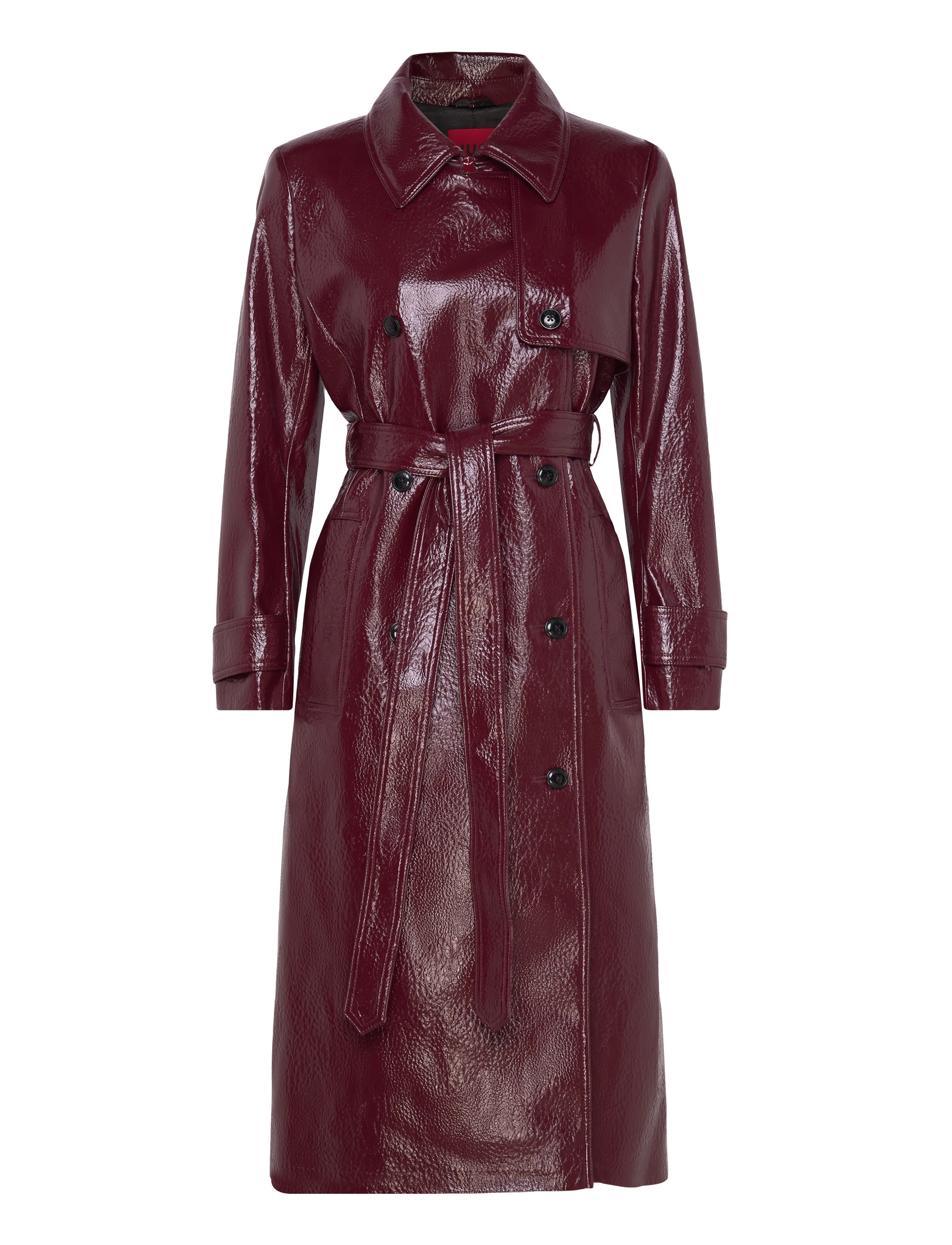 HUGO Misando-1 - Nahktagid - DARK PURPLE / burgundy