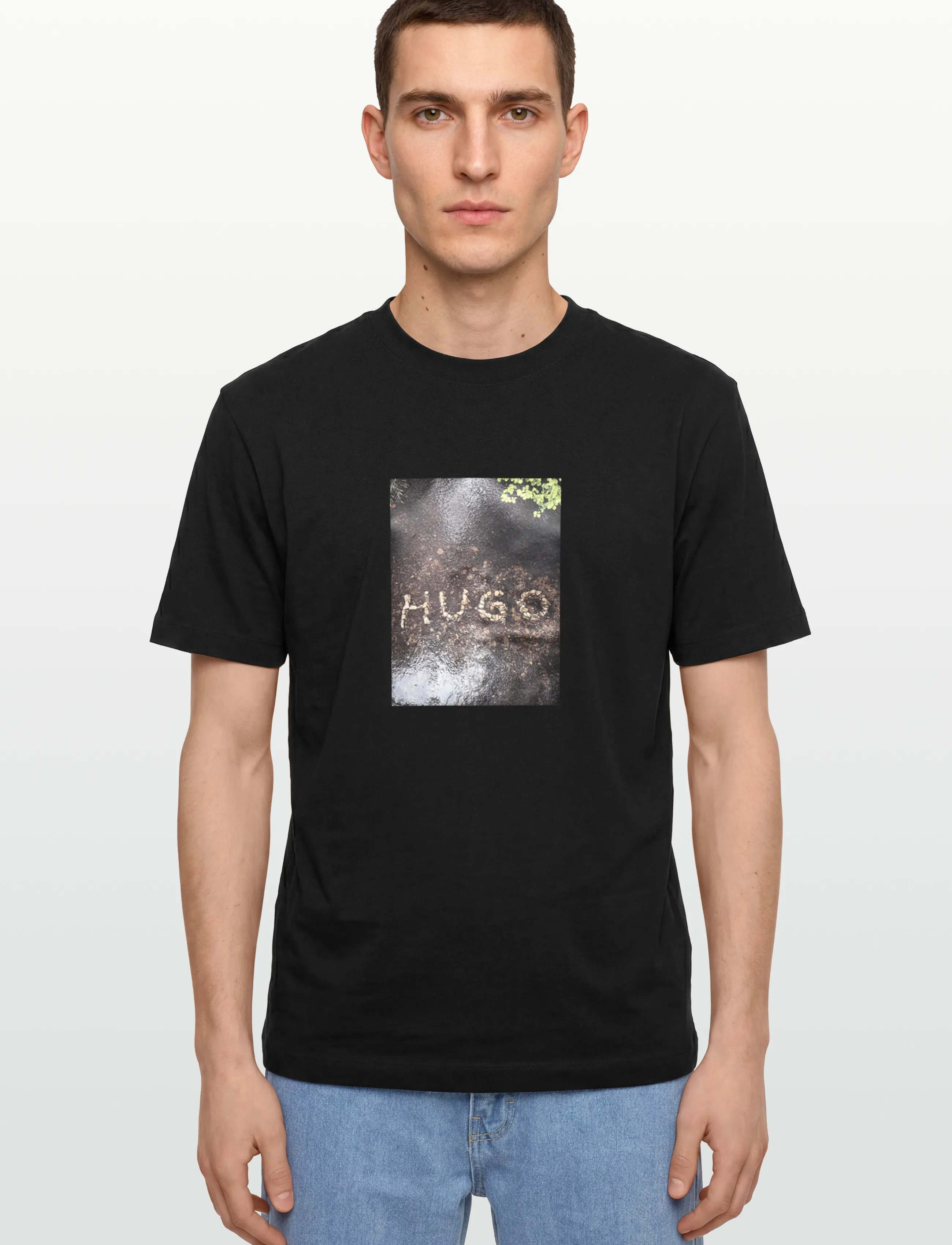 HUGO - Doreston - kortärmade t-shirts - black - 3