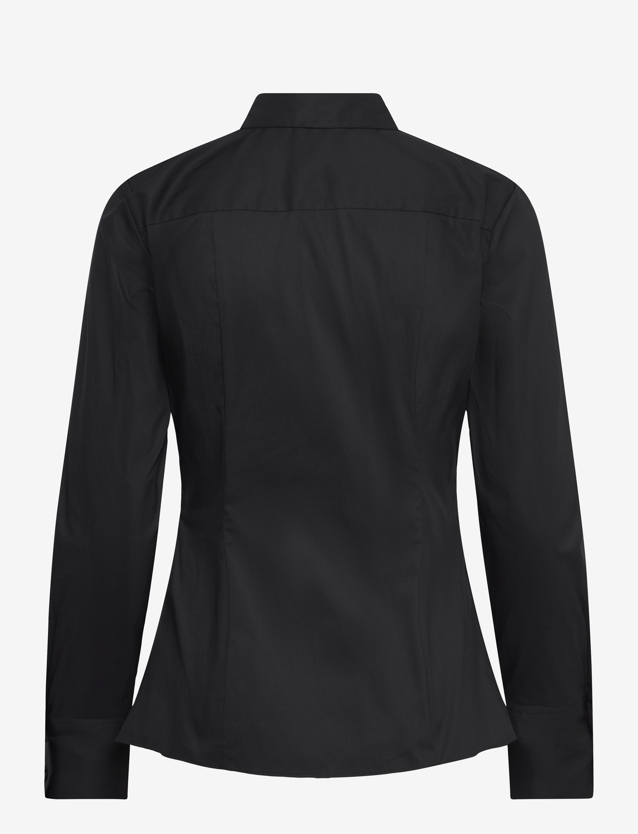 HUGO - The Fitted Shirt - pitkähihaiset kauluspaidat - black - 1